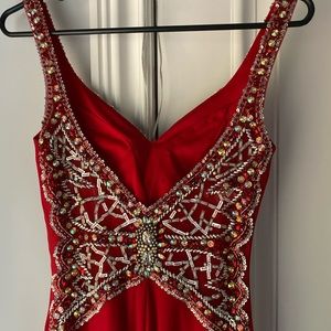 Tony Bowls Red Gown